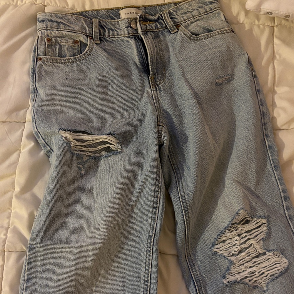 PacSun Light Blue Ripped Jeans